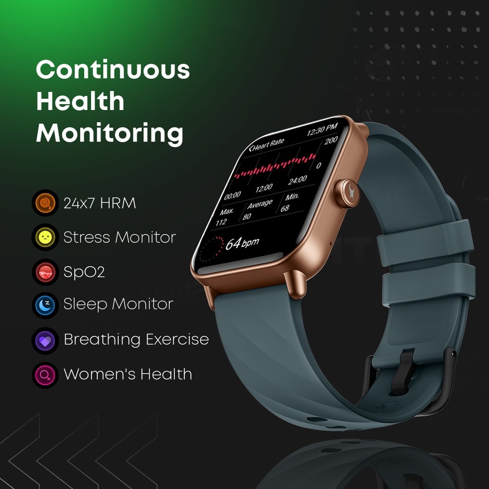 Fastrack Limitless Glide X Advanced UltraVU HD Display, BT Calling, 100+ Sports Modes & Watchface