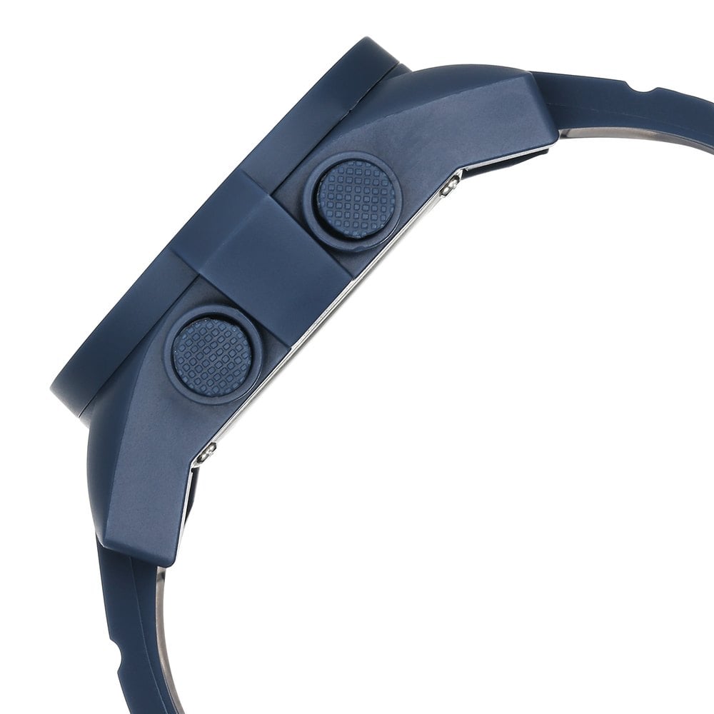 Fastrack StreetStyle Digital Blue Dial Blue Silicone Strap Watch For Guys