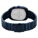 Fastrack UFO Quartz Multifunction Black Dial Blue Stainless Steel Strap Watch For Guys