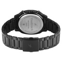 Fastrack Kronos Guys Chronograph Watch With Date Blue Dial & Black Stainless Steel Strap