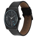 Fastrack Stunners Quartz Analog Black Dial Black Leather Strap Watch For Guys