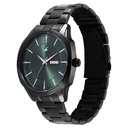 Fastrack Stunners Quartz Analog Green Dial Brown Stainless Steel Strap Watch For Guys