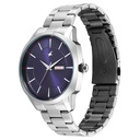 Fastrack Stunners Quartz Analog Purple Dial Silver Stainless Steel Strap Watch For Guys