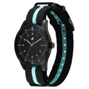 Fastrack Stunners Quartz Analog Black Dial Two Toned Nylon Strap Watch For Guys