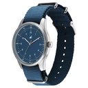 Fastrack Stunners Quartz Analog Blue Dial Blue Nylon Strap Watch For Guys