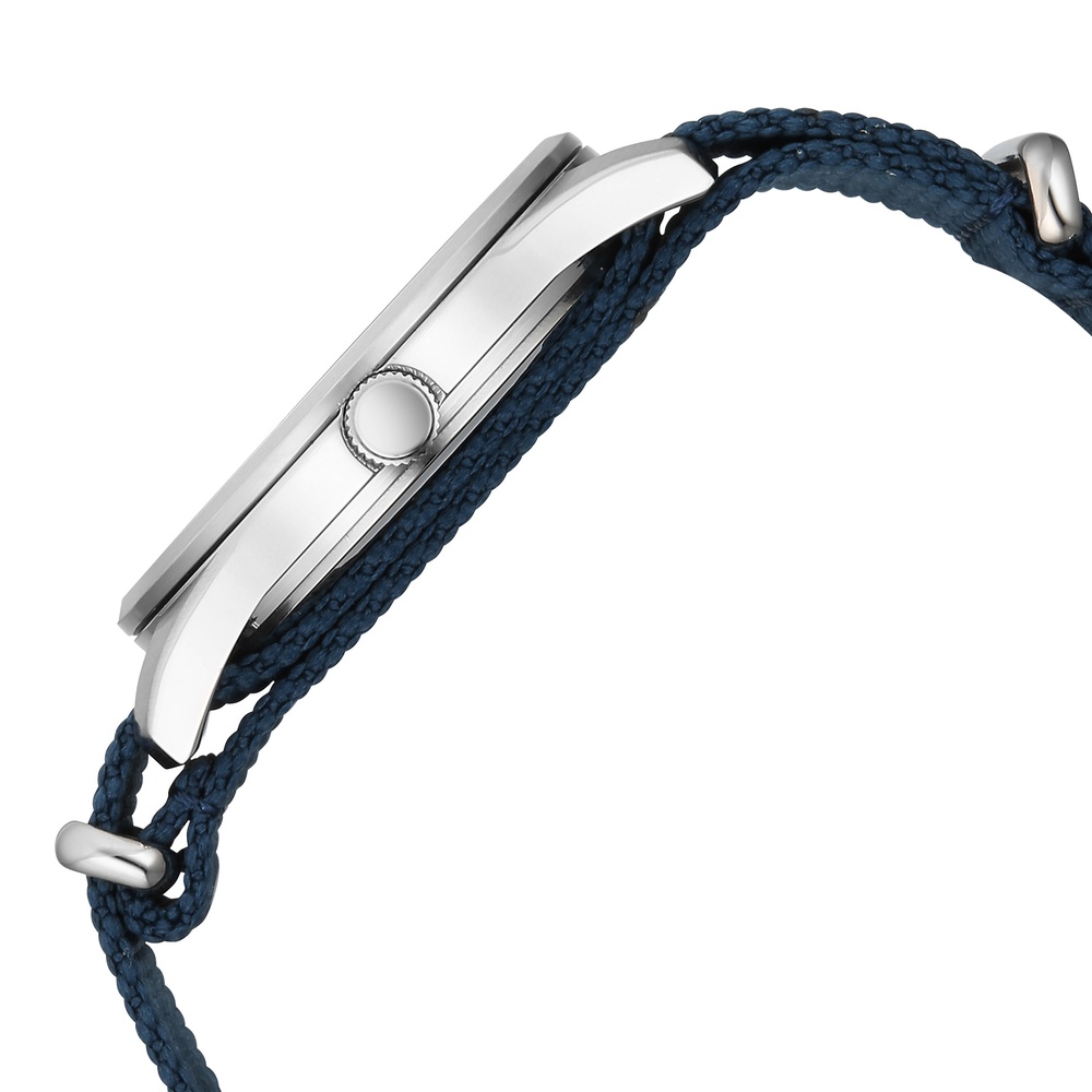 Fastrack Stunners Quartz Analog Blue Dial Blue Nylon Strap Watch For Guys
