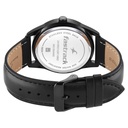 Fastrack Stunners Quartz Analog Green Dial Black Leather Strap Watch For Guys