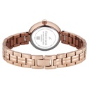 Fastrack Stunners Quartz Analog Beige Dial Rose Gold Stainless Steel Strap Watch For Girls