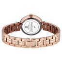 Fastrack Stunners Quartz Analog Teal Dial Rose Gold Stainless Steel Strap Watch For Girls