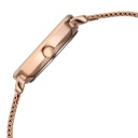 Fastrack Stunners Quartz Analog Green Dial Rose Gold Stainless Steel Strap Watch For Girls