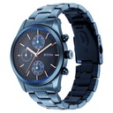 Titan Neo Splash Blue Dial Quartz Multifunction Stainless Steel Strap watch for Men