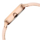 Fastrack Stunners Quartz Analog Rose Gold Dial Rose Gold Leather Strap Watch For Girls