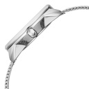Fastrack Stunners Quartz Analog Pink Dial Silver Stainless Steel Strap Watch For Girls