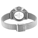Fastrack Stunners Quartz Analog Purple Dial Silver Stainless Steel Strap Watch For Girls