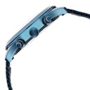 Titan Men's Sartorial Neo Splash: Blue Dial Multifunction Watch with Mesh Strap