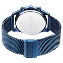 Titan Men's Sartorial Neo Splash: Blue Dial Multifunction Watch with Mesh Strap