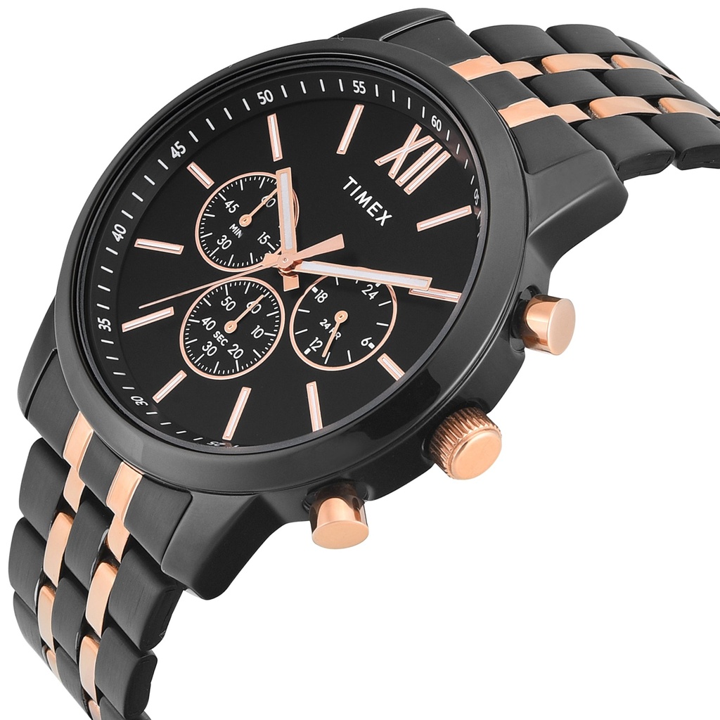 Timex Trendline Round 45mm Black Dial Analog Men Watch - TWEG32202