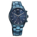 Titan Neo Splash Blue Dial Quartz Multifunction Stainless Steel Strap Watch for Men