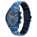 Titan Neo Splash Blue Dial Quartz Multifunction Stainless Steel Strap Watch for Men