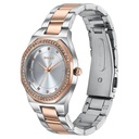 Sonata Jashn Quartz Analog White Dial Two Toned Metal Strap Watch For Women
