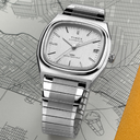 Timex Automatic 1983 E Line Reissue 34mm Stainless Steel Expansion Band Watch TW2W70800UJ