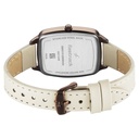 Fastrack Wild Quartz Analog Brown Dial Beige Leather Strap Watch For Girls