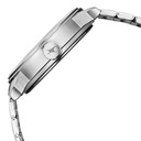 Fastrack Pulse IV Dual Time Analog Watch with Blue Dial & Silver Stainless Steel Strap For Guys