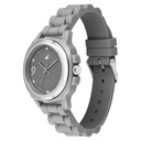 Fastrack Hype Bounce Quartz Analog Grey Dial Grey Silicone Strap Watch For Guys