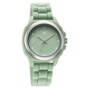 Fastrack Hype Bounce Quartz Analog Green Dial Green Silicone Strap Watch For Guys