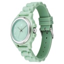 Fastrack Hype Bounce Quartz Analog Green Dial Green Silicone Strap Watch For Guys