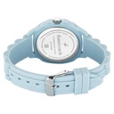 Fastrack Hype Bounce Quartz Analog Blue Dial Blue Silicone Strap Watch For Guys