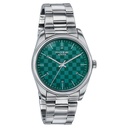 Poze By Sonata Quartz Analog Green Dial Silver Stainless Steel Strap Watch For Men