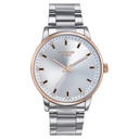 Sonata Poze Quartz Analog Silver Dial Stainless Steel Strap Watch For Men