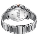 Sonata Poze Quartz Analog Silver Dial Stainless Steel Strap Watch For Men
