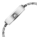 Titan Quartz Analog Silver Dial Silver Stainless Steel Strap Watch For Women