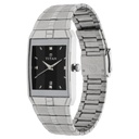 Titan Quartz Analog with Date Black Dial Stainless Steel Strap Watch for Men