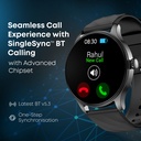 Fastrack Jupiter R1 With 3.50 cm, BT Calling, 100+ Sports Mode, IP68, Calculator, AI Voice Assistant, Fashion Smartwatch