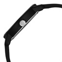 Fastrack Zine Quartz Analog Black Dial Black Silicone Strap Watch For Guys