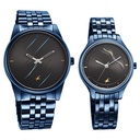 Fastrack Mixmatched Quartz Analog Black Dial Blue Stainless Steel Strap Watch for Couple