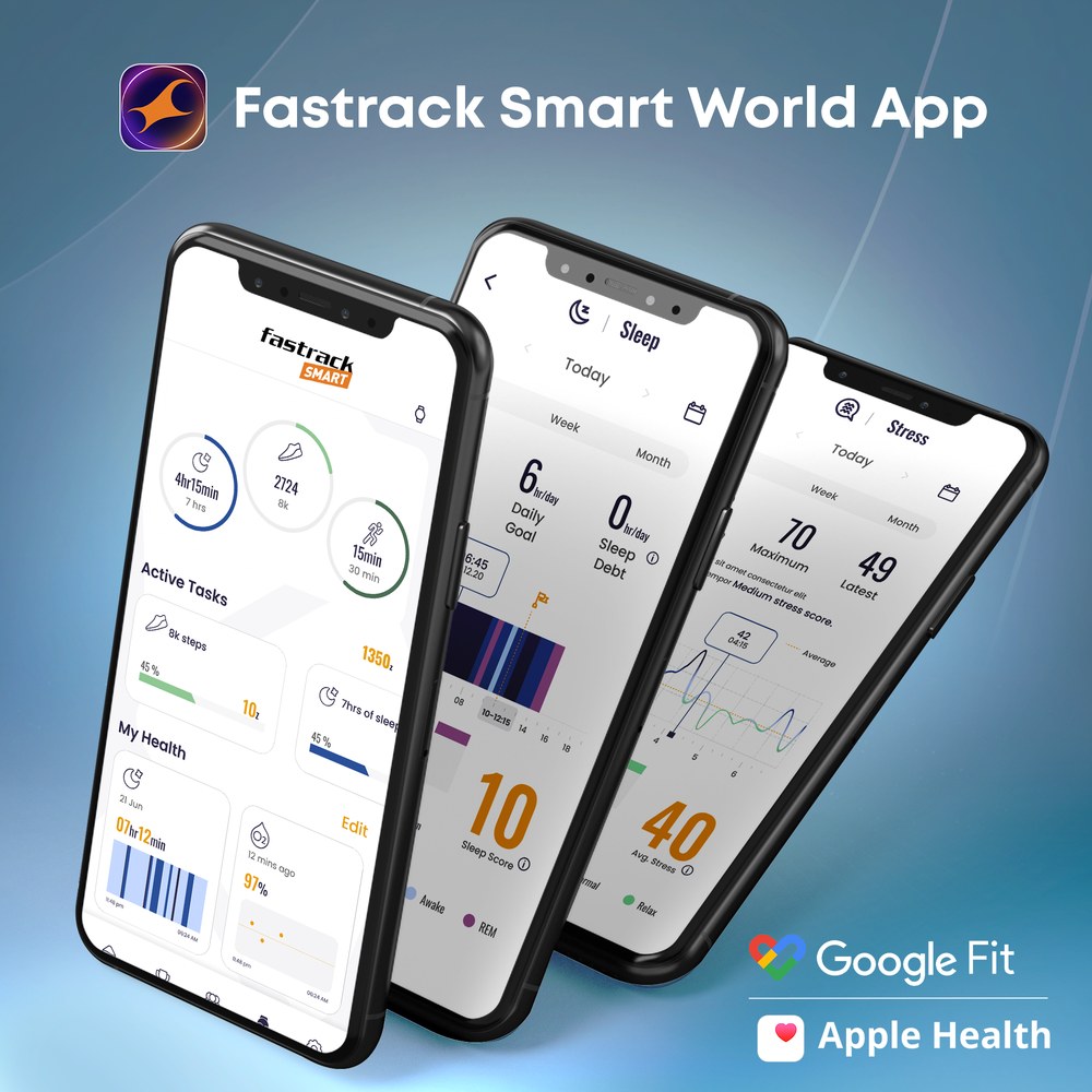 Fastrack Astor FR2 Pro Smart Watch with 3.63 cm AMOLED Display with 466*466 Pixel Resolution, AI Voice Assistant