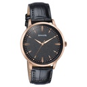 Sonata Jashn Quartz Analog Black Dial Black Leather Strap Watch For Men (2)