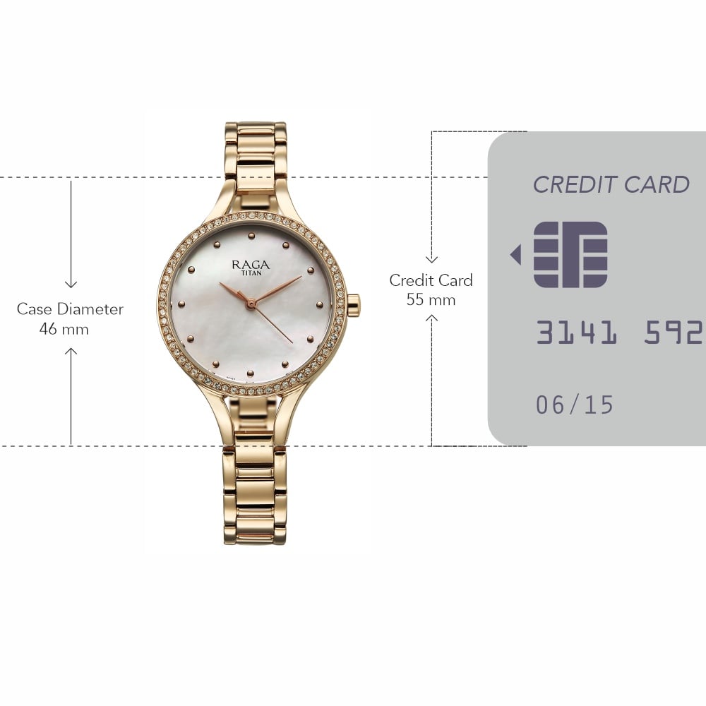 Titan Raga Showstopper Quartz Analog Mother Of Pearl Dial Metal Strap Watch For Women (6)