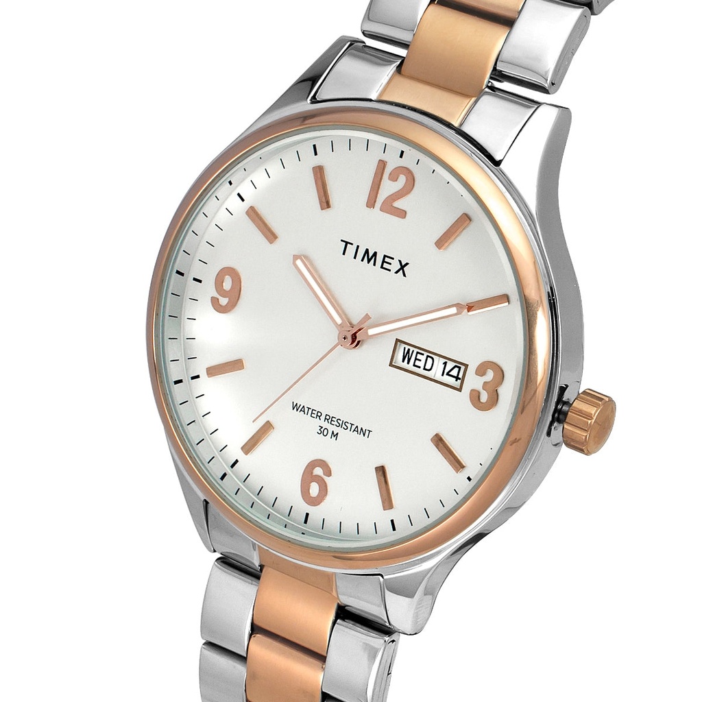 Timex Men Analog Silver Round Brass Dial Watch- TWEG18423 (2)