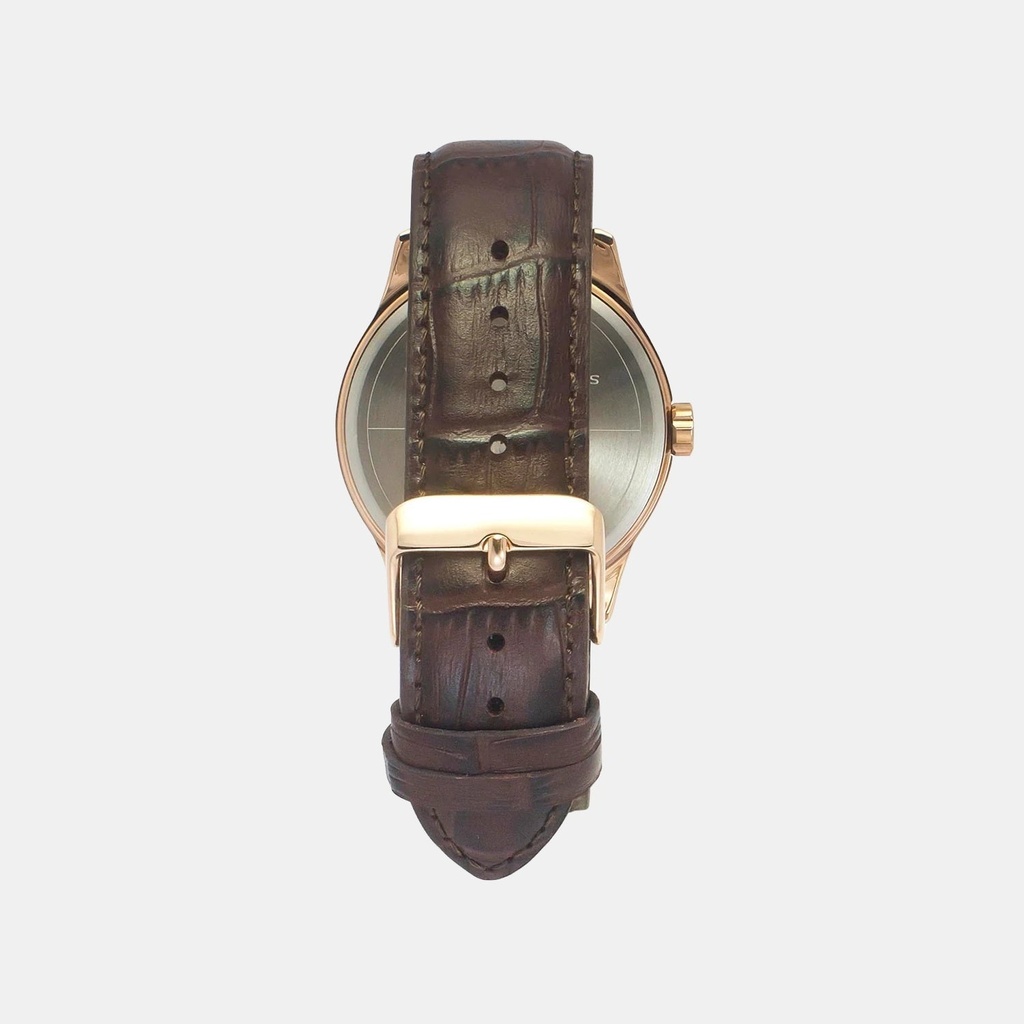 Signio Men Quartz Greeb Dial Multi-Function Leather Watch TW0TG7634 (5)