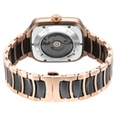 Titan Ceramic Fusion Automatic Square Black Dial Silver Dual-Toned Stainless Steel Bracelet Watch for Men (7)