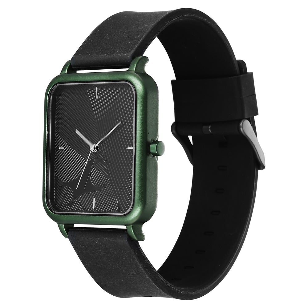 Fastrack Hype Neo Chic Quartz Analog Black Dial Silicone Strap Watch For Unisex (3)