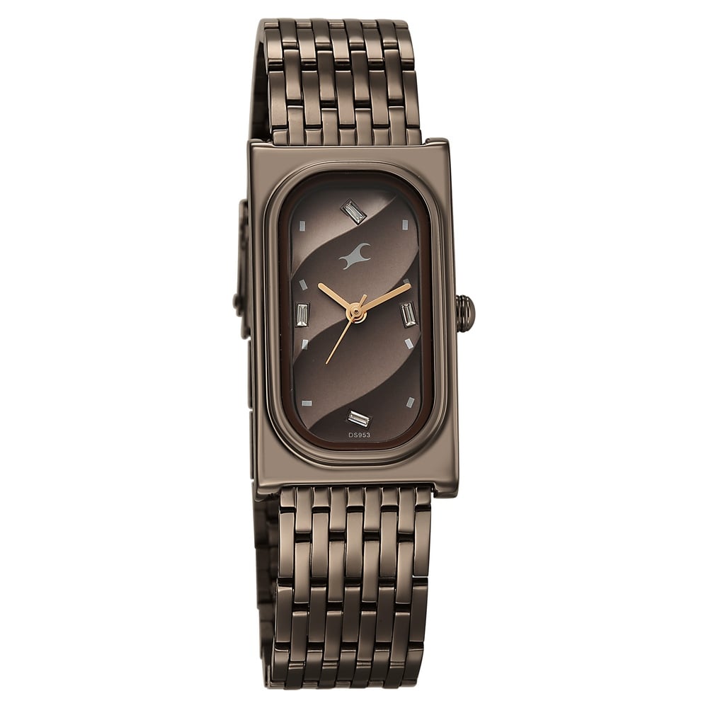 Fastrack Gelato brown analog bracelet watch with Chocolate dial for Girls (3)