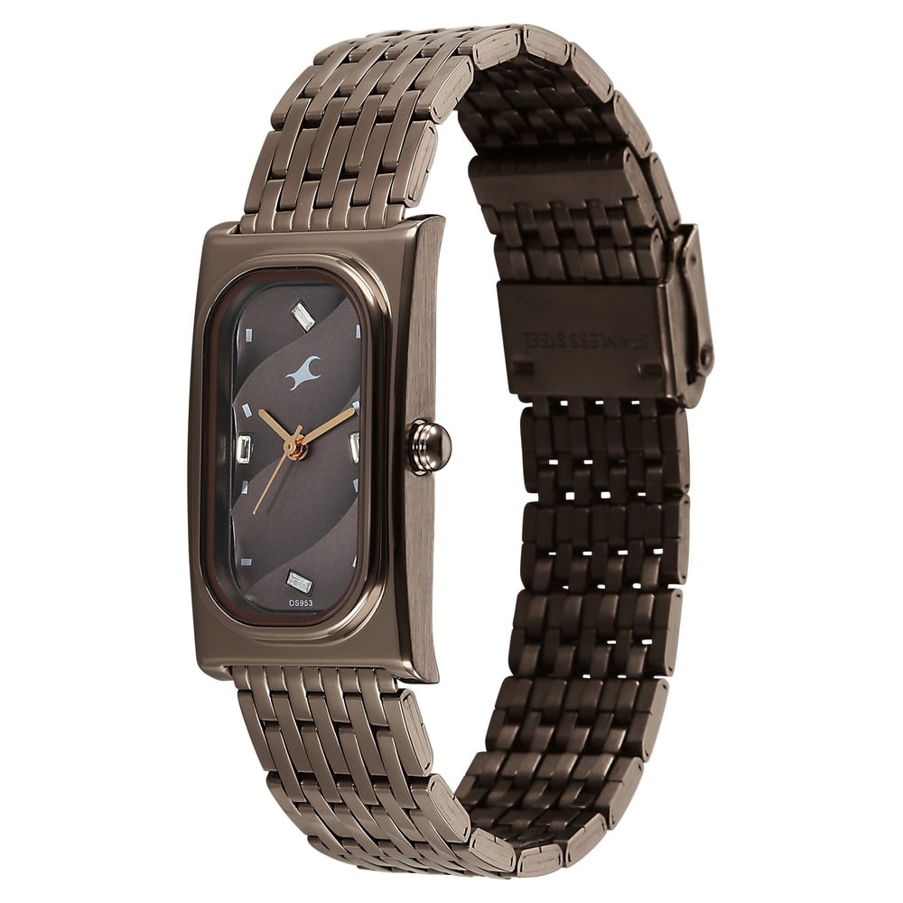 Fastrack Gelato brown analog bracelet watch with Chocolate dial for Girls (5)