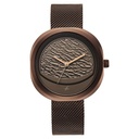 Fastrack Gelato brown multifunction metal strap watch with Chocolate dial for Girls (2)