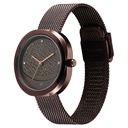 Fastrack Gelato brown multifunction metal strap watch with Chocolate dial for Girls (5)